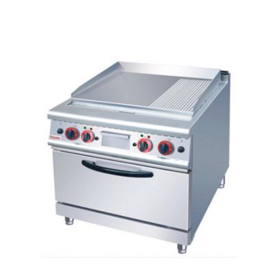 不锈钢商用厨房设备电半坑扒炉连焗炉定做餐饮设备实际价格以当天售价